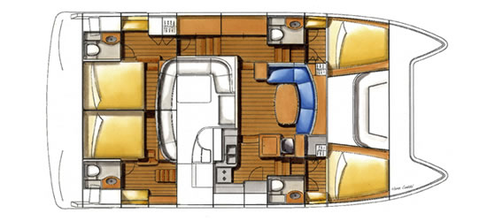 Lagoon 44 Power Cat